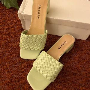 SOLD Mint Green SHEIN Mule Sandals